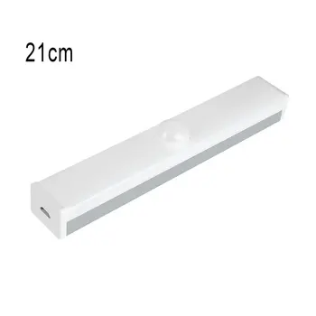 

White LED Rechargeable Infrared Induction Lamp Motion Sensor Night Light Cabinet Light Corridor Induction Night Light