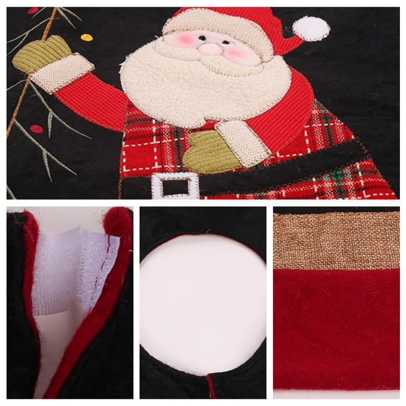 Рождественская елка фартук Снеговик Санта Клаус узор елка юбка для Домашняя вечеринка xmas украшение большой мат домашний магазин Рождественский Декор
