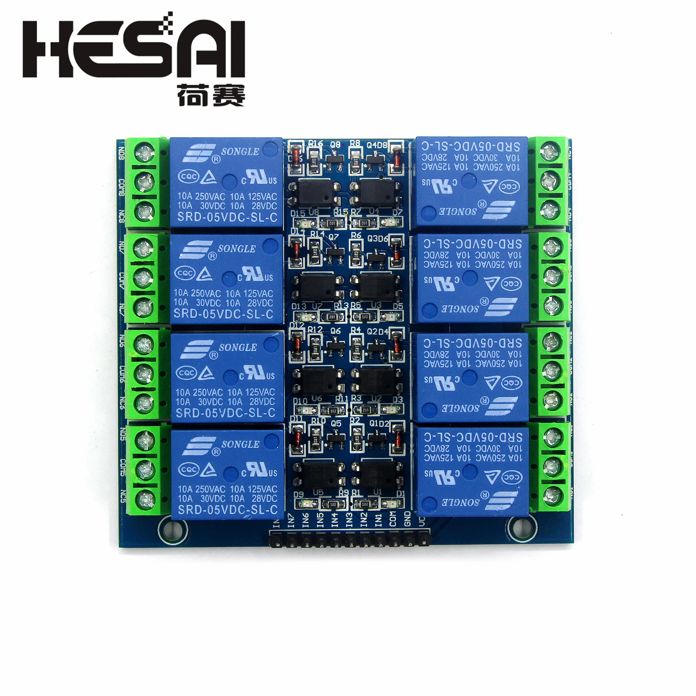 Умная электроника 5 В 10 А 8 канальный релейный модуль для arduino комплект сделай