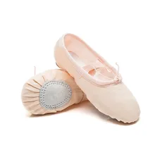 Ballet Girls Ballet Shoes Canvas Soft Sole Ballet Dance Slippers Children Practise Ballerina Shoes Woman Dance Shoes