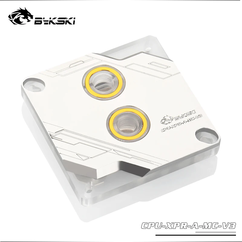 

Silver,Bykski CPU Block For Intel LGA 1150 1151 1155 1156 2011 2066 X99 X299 Processor cooler,5v 3pin,12v 4pin ,CPU-XPR-A-MC-V3