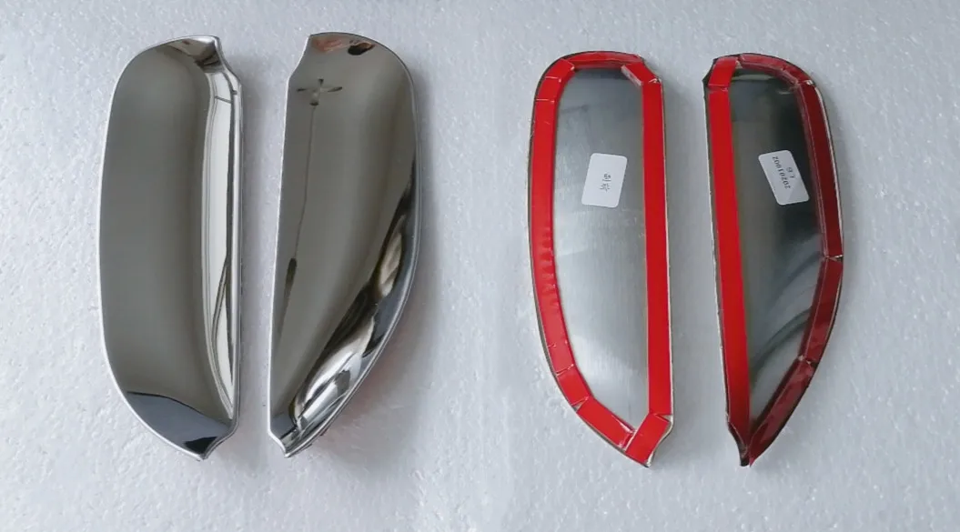 Tapas Cromadas Para Manillas De Puertas De Dacia Duster II (desde 2018) – Acero Inoxidable, Fácil Instalación, 4 Piezas.
