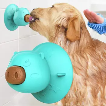 

Cute Pig Sucker Dog Toy Licking Tray Meal-dispensing Rubber Bite-resistant Molar