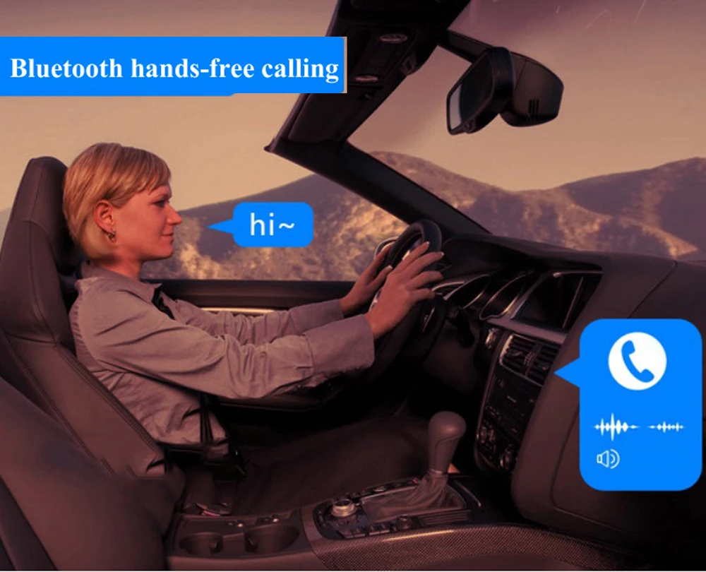BC20 Bluetooth аудио музыкальный приемник, ресивер, громкая связь, автомобильный комплект MP3 AUX 5 в 2.1A USB Автомобильное зарядное устройство