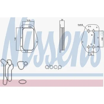 

Radiator oil Opel Astra J 09-nissens art. 90741