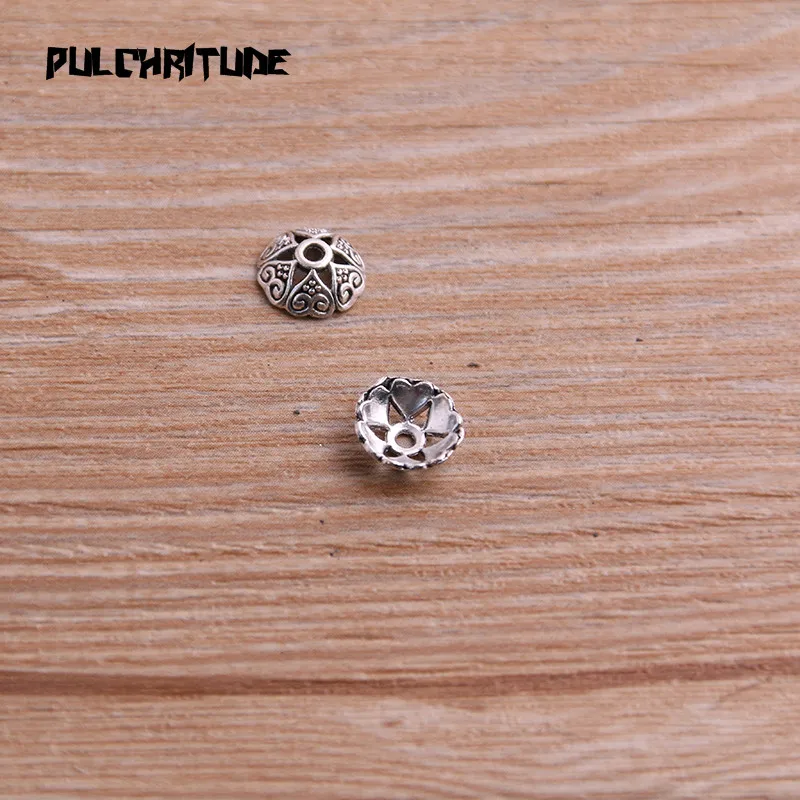 Pulchrode 100 шт 3*8*8 мм двухцветная пустотелая мини-цветок DIY разделенные ювелирные аксессуары Подвески для изготовления ювелирных изделий