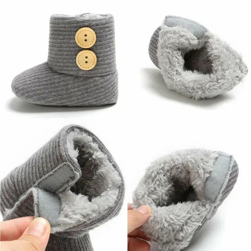Emmababy; модная новинка; стильная зимняя обувь для новорожденных; обувь для маленьких девочек и мальчиков; теплые ботинки для первых шагов