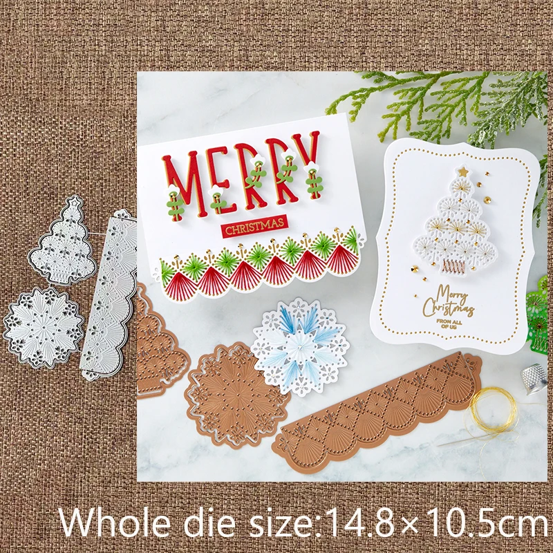 New Design Craft Metal stencil mold Cutting Dies Christmas embroidery