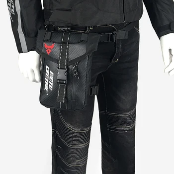 

Men Women Motorcycle Leg Bag Oxford Cloth Waterproof Riding Adjustable Strap Bicycle Multifunctional Outdoor Documents Package