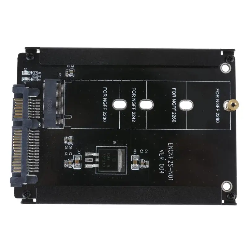 Vanpower черный металлический чехол CY B + м гнездо 2 M.2 NGFF (SATA) SSD до 5 SATA адаптер для