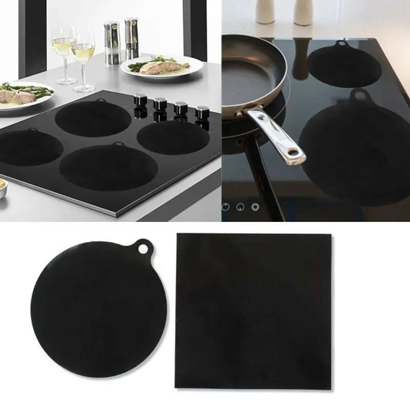 1pcs Silicone Induction Cooker Protector Mat Round Heat Insulated Pad