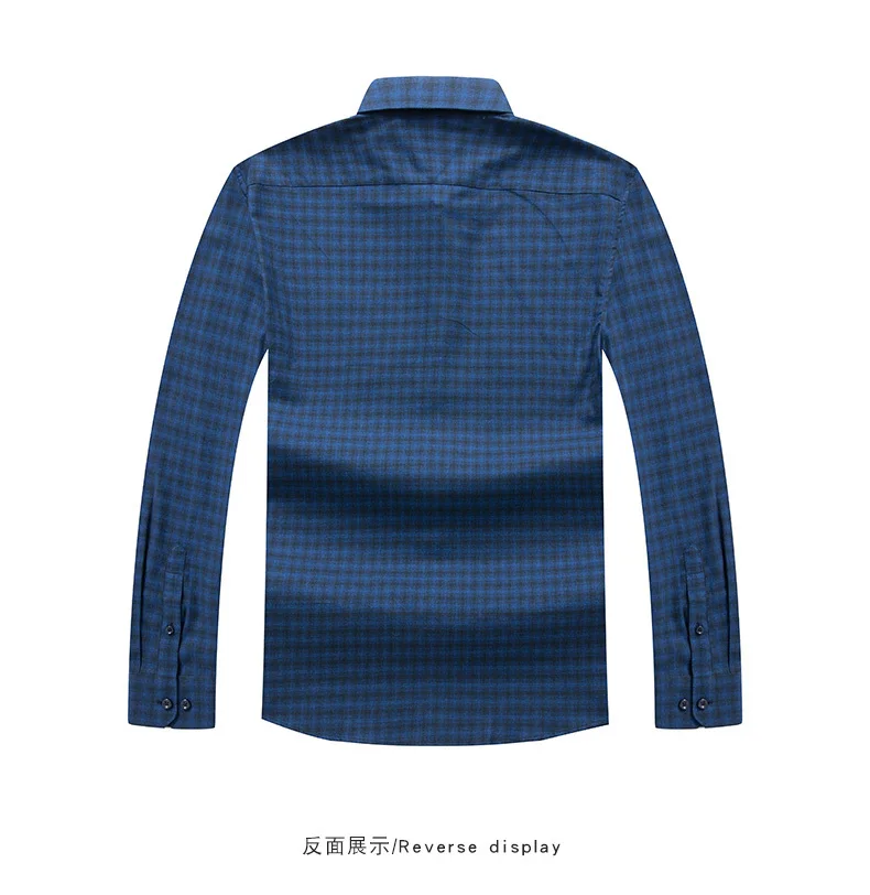 Мужские рубашки Slim Fit рубашки мужские модные деловые повседневные рубашки с длинными рукавами мужские рубашки для соцлиц Большие размеры 6XL 7XL 8XL