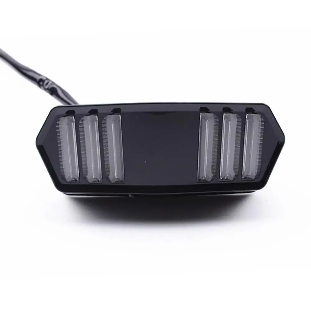 20 Motorcycle LED Tail Light Running Stop Brake Rear Warning Turn Signal Indicator Lamp for Honda MSX125 CBR650F CTX700 CTX700N - Цвет: Mustang without logo