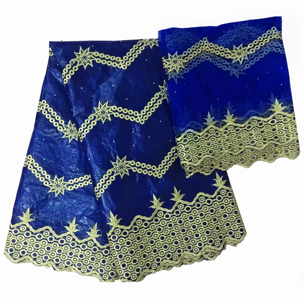 Новое поступление getzner смеситель Brode ткань в африканском стиле Bazin Lace для женское платье - Цвет: KY13096B6