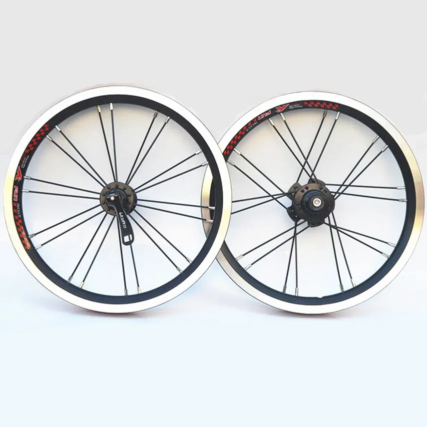 

Litepro Three Speed Bike Wheels 14/16inch Folding Bicycle 412 Wheelset Outer 3 Shift Wheel Set