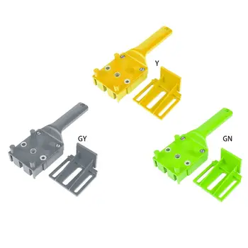 

Handheld Woodworking Doweling Jig Drill Guide Wood Dowel Drilling Hole Saw Dropship