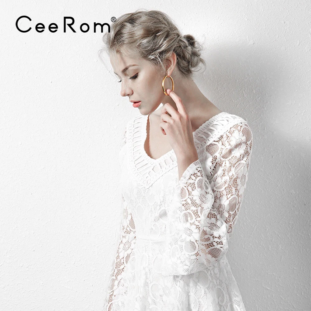 CeeRom классические серьги-кольца серьги золотистого цвета из нержавеющей стали круглые серьги для женщин ювелирные изделия oorbellen
