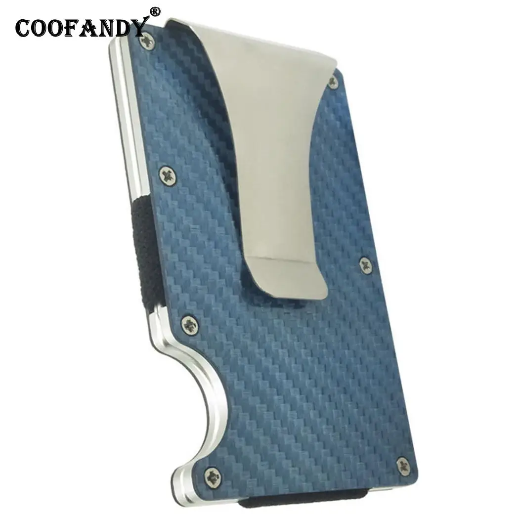 

Durable Portable Credit Card Holders Card Clip Black, Blue, Gold, Pink Money Casual Clip