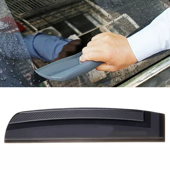 

Cleaning Window wiper Wiping Silicone Puller Water 1PC Accessories Black