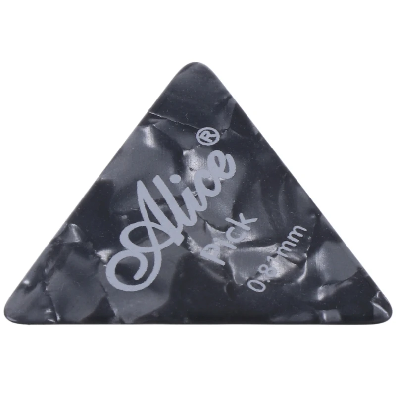 

12pcs Celluloid Guitar Picks Big Triangle Pick Strumming Folk 0.46 0.71 0.81mm