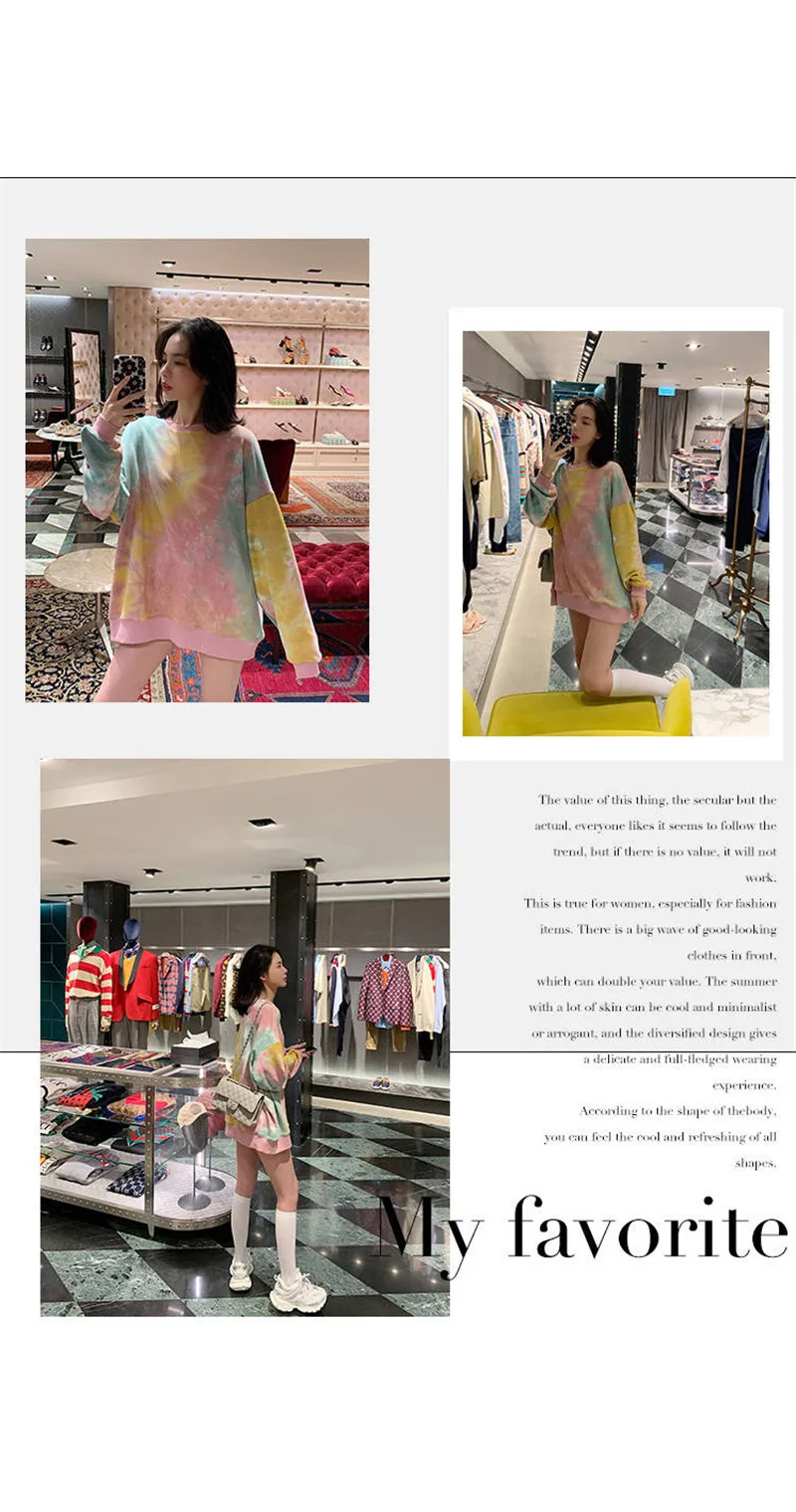 Ulzzang Лоскутная уличная Женская Толстовка Harajuku Печать с капюшоном bf с длинным рукавом Свободные пуловеры толстовки забавные женские