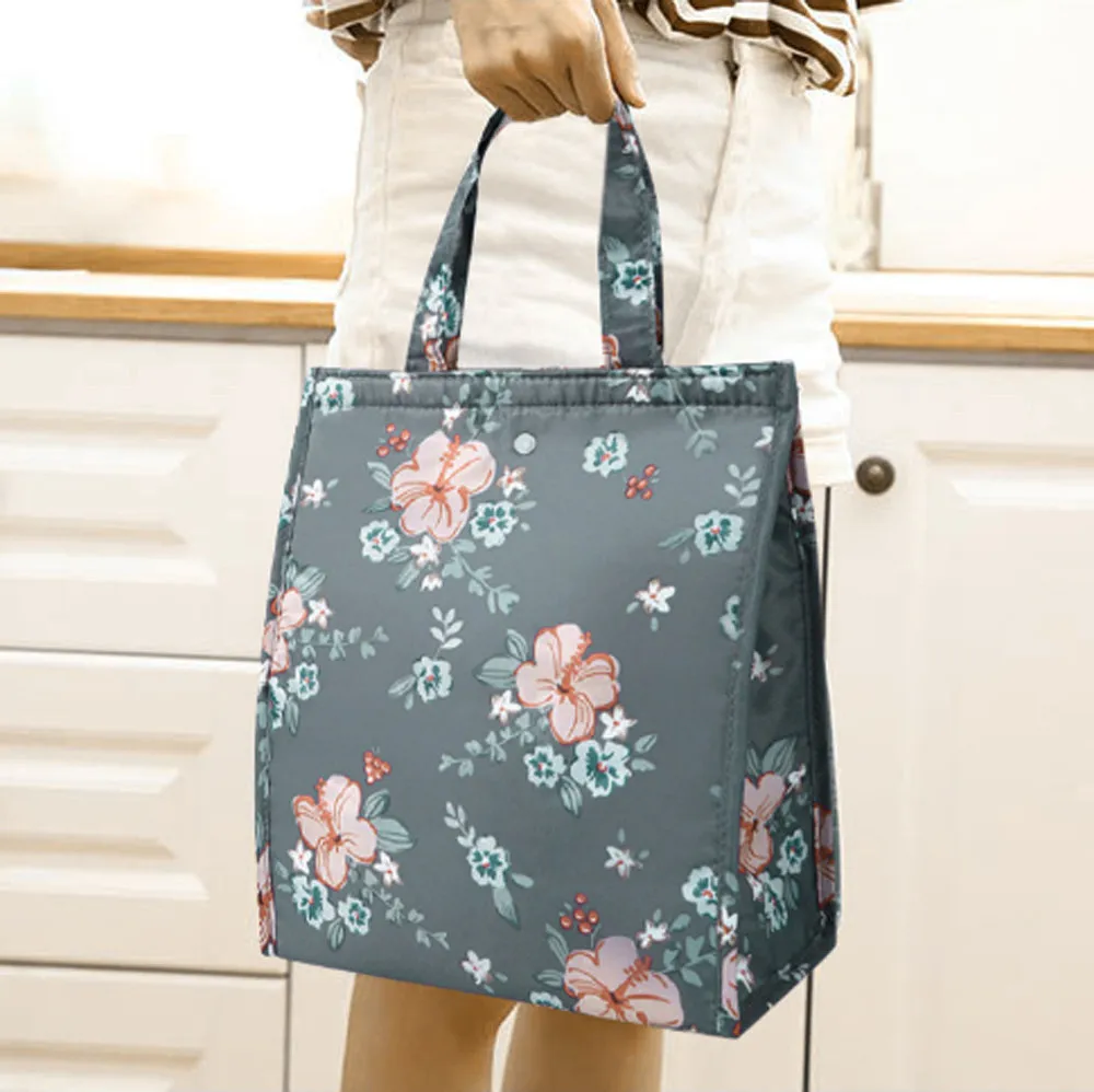 Women Portable Lunch font b Bag b font Insulated Lunch Container 2019 New Ladies Girls Kids