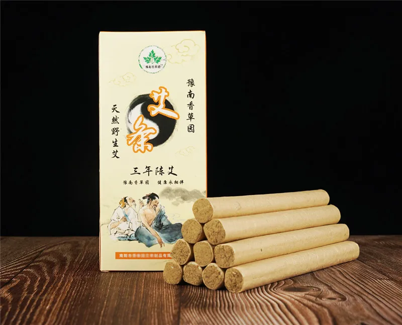 Moxa Stick Natural Wild Three Years Nanyang High Quality Moxa Stick 15: 1 Wan Ai Han Medical Boxed Moxa Stick