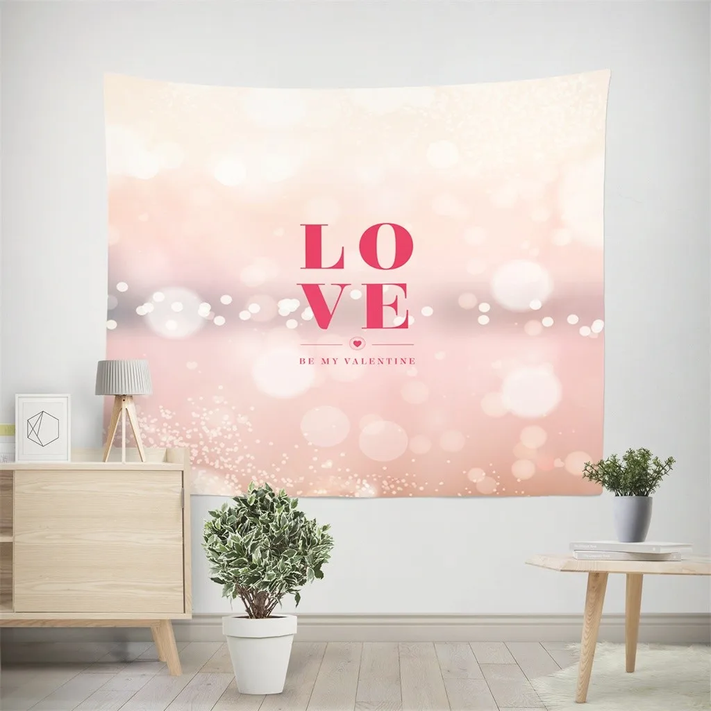 

Valentine's Day Gifts LOVE Tapestry Hanging Cloth Wall Painting Home Decorative Tarot Card Tapestry Wall Hanging Astrology 05