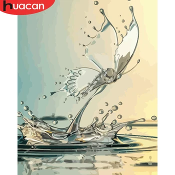 

HUACAN Painting By Numbers Butterfly Animal Handpainted On Canvas DIY Pictures By Number Fantasy Home Decoration Gift