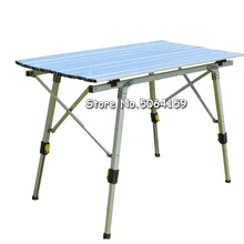 Уличный складной стол стул 90*53 см Кемпинг Алюминиевый Сплав стол для пикника Водонепроницаемый Прочный раскладной столик