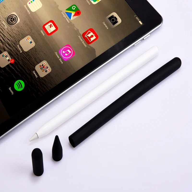 Чехол Teyomi для Apple Pencil 2 с 2 наконечниками, мягкий силиконовый чехол для Apple Pencil 2-го поколения, чехол для iPad Pencil 2