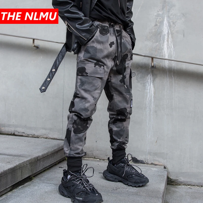 

Camouflage Cargo Harem Pants Men Casual Joggers Streetwear Hip Hop 2019 Trousers Male Elastic Waist Tactical Jogger Pant WG544