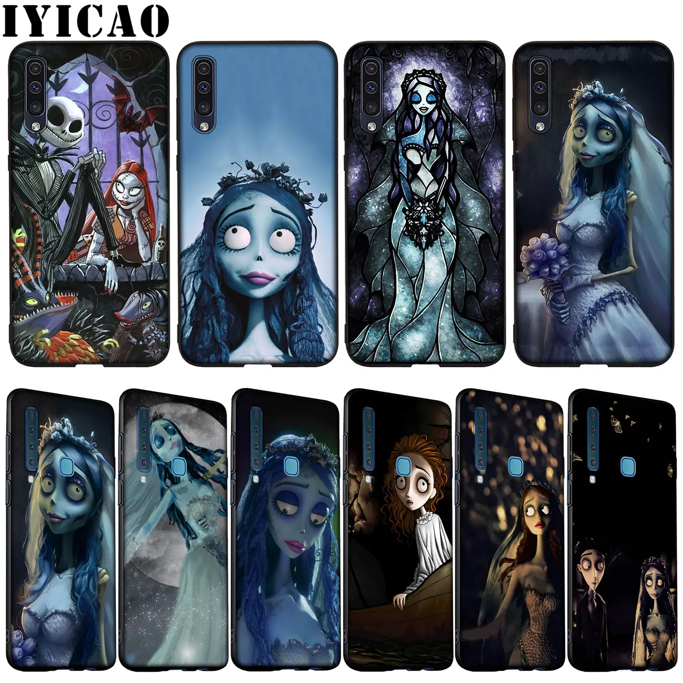 Мягкий силиконовый чехол IYICAO Tim Burtons Bride для Samsung Galaxy A70 A60 A50 A40 A30 A20 A10 M10 M20 M30 M40 A20E