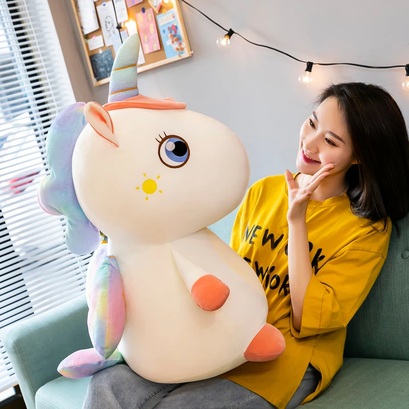 Chubby Giant Unicorn Plush Toy