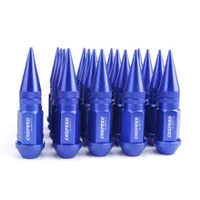 Запчасти для модификации автомобиля Универсальный гайка ступицы M12* 1,5 7075-T6 Алюминиевый сплав с цилиндрической гайкой с острым носком