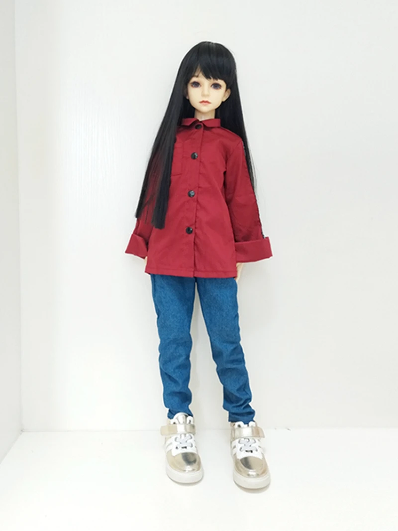 Кукольная одежда модная длинная рубашка 1/3 1/4 1/6 BJD SD мягкого плюша; аксессуары для куклы игрушка для детей платье ручной работы Одежда для куклы, ежедневная Костюмы игрушки