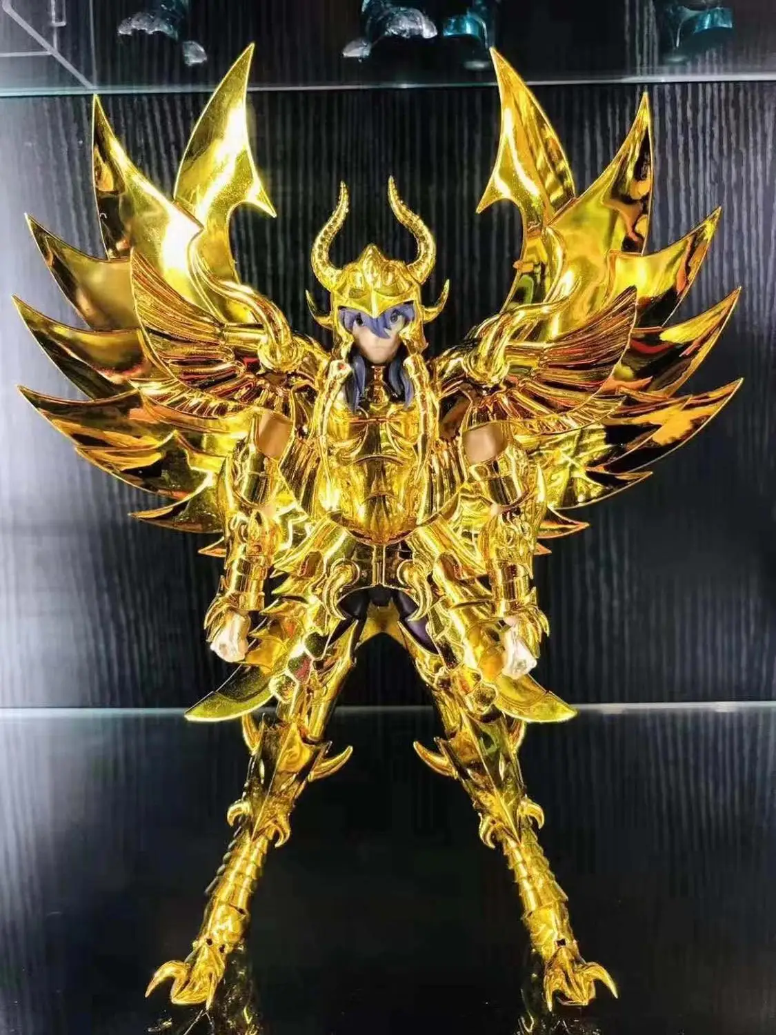 CS модель LC Saint Seiya тканевые мифовые зеркальные большие три EX золотистые