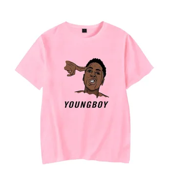 

Summer Mens Tshirt 2019 Hiphop Rapper Singer YoungBoy Never Broke Again T Shirt Cotton Short Sleeve Graphic Tee Cool Funny Shirt