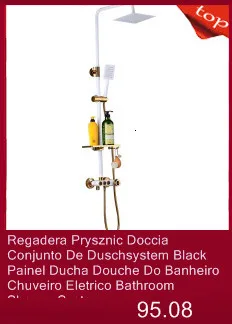 Черная Torneira Lavabo Dusch система Doccia Do Banheiro Painel Regadera электрическая Душевая система Ducha Chuveiro для ванной комнаты