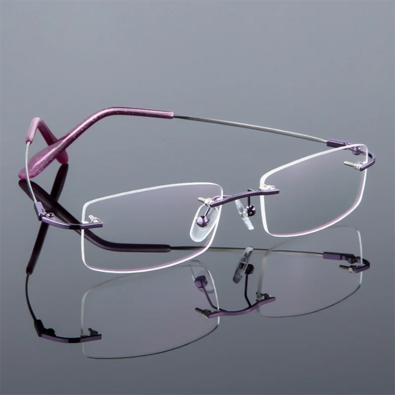 Anty niebieskie światło Stop tytanu bezramowe kwadratowe okulary dla krótkowzroczności kobiety mężczyźni okulary korekcyjne bez oprawek 0 -0,5 -0,75 do -6,0 5 Anty niebieskie światło stop tytanu bezramowe kwadratowe okulary dla krótkowzroczności kobiety mężczyźni okulary korekcyjne bez oprawek 0 -0,5 -0,75 do -6,0 3