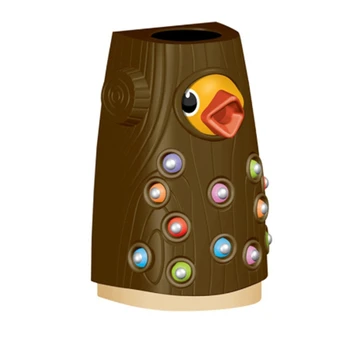 

Woodpecker Catching Bugs Wooden Magnetic Catch Insects Game Toys Kids Children Wooden Toys Baby Gift