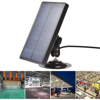 

Solar Panel Compatible with Micro USB Interface Products Powered IP67 Waterproof Connectable Outdoor Security Camera Illuminator