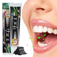 Высококачественная отбеливающая бамбуковая древесная зубная паста черного цвета для чистки зубов Уход за полостью рта здоровье для ухода за зубами безопасная красота зубов