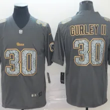 Сшитая Мужская Джерси Los angelles Todd garley II Vapor Untouchable Limited