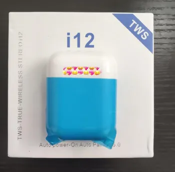 

i12 Tws Headphone Touch Key Wireless Bluetooth 5.0 Earphone Mini Earbuds With Mic Charging Box Sport Headset For Smart Phone