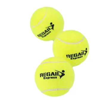 

1pcs Training Tennis Ball Sports Exercise Adults Training Learning Vanilla Green