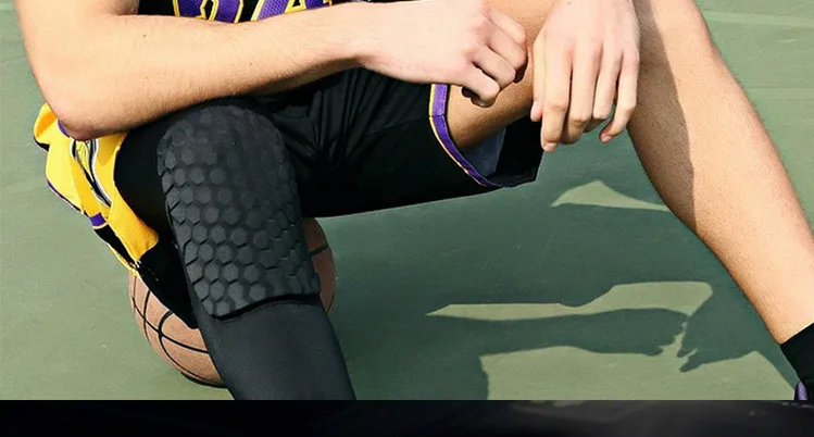Anti-collision Breathable Honeycomb Protection Knee Protector Basketball Outdoor Climbing Sports Knee Protectors Sporting Goods