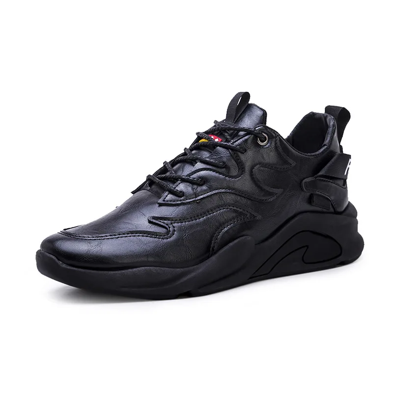 Europe Luxury Sneakers Men Fashion Oxfords Pu Leather Men Casual Shoes Zapatos De Hombre Low Cut Lace-up Designer Shoes for Men