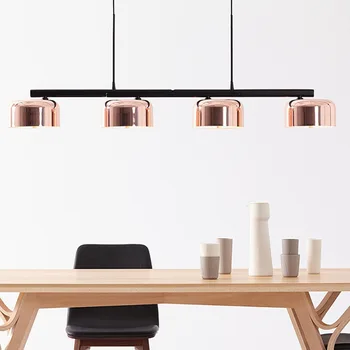 

nordic luminaire suspendu glass ball bedroom restaurant LED pendant lights luminaire industrial lamp lustre pendente