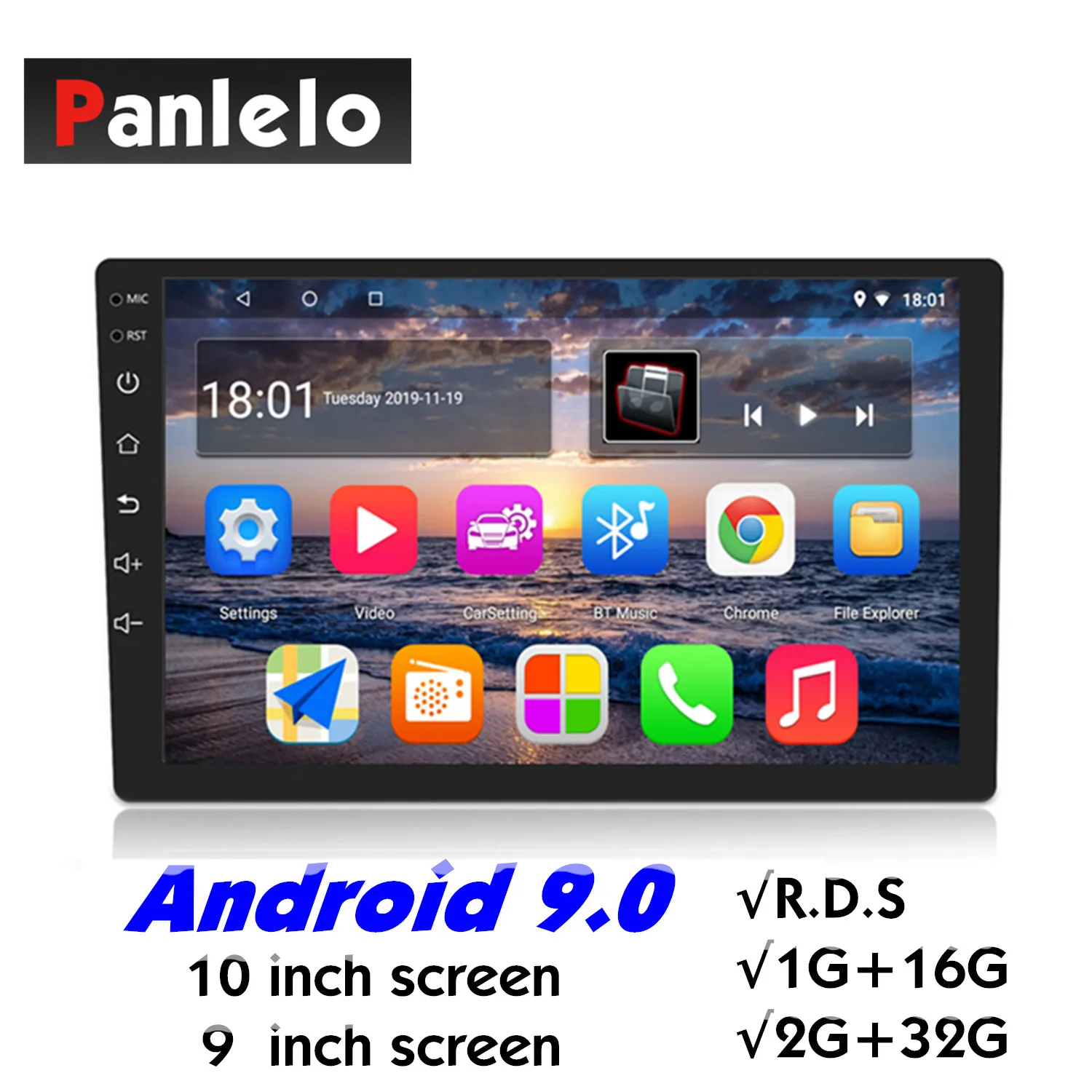 Universal 2 Din Android 9 Car Stereo 10 